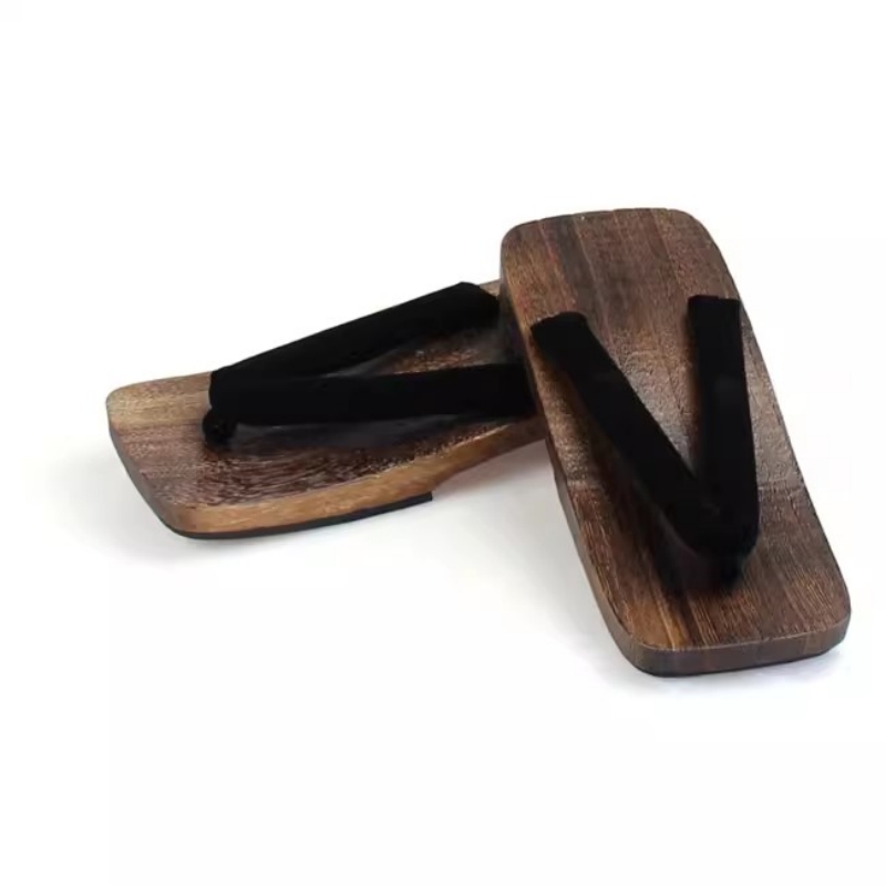 Geta Wooden Sandal - صنادل رجالية صيفية كلاسيكية من الخشب
