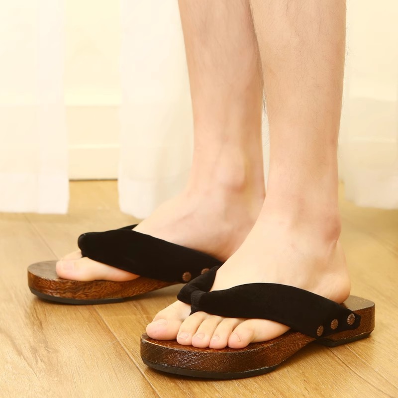 أنيمي النينجا الصيف قباقيب الن - مراجعة Geta Wooden Sandal وسعره
