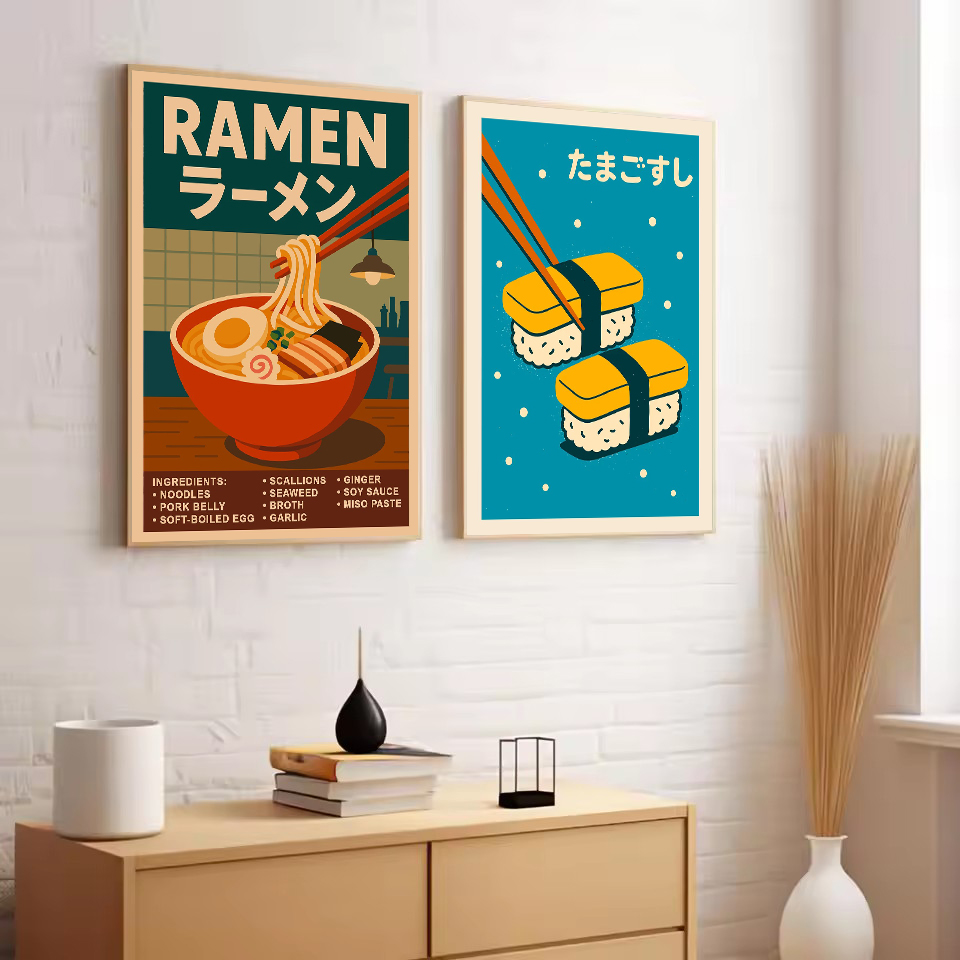 لوحة فنية جدارية بتصميم قط أسو - مراجعة Japanese Lifestyle Culture وسعره