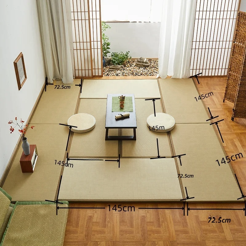 اليابانية التقليدية Igusa حصير - مراجعة Tatami Mat Rush وسعره