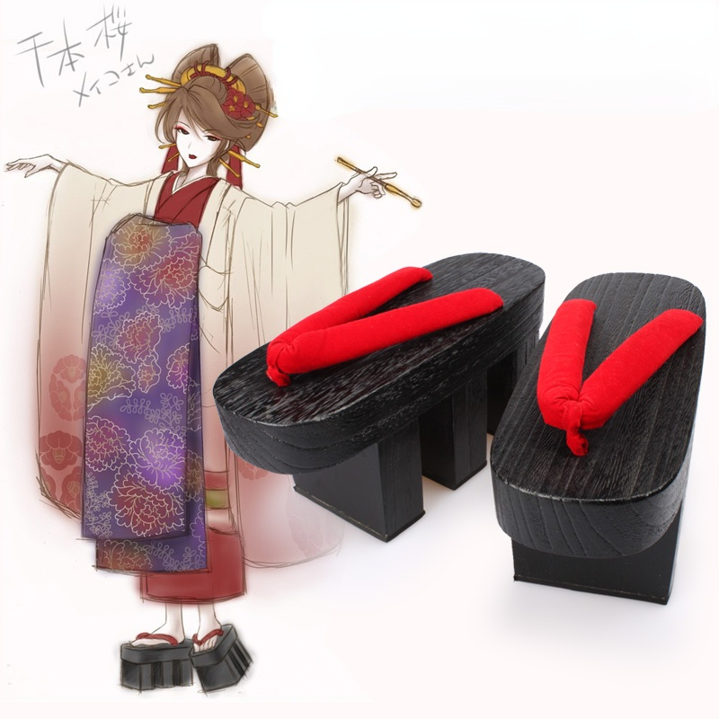 إمرأة خشبية اليابانية جيتا تسد - مراجعة Geta Wooden Sandal وسعره