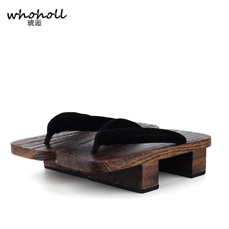 WHOHOLL Geta صنادل ذات أسنان أ - مراجعة Geta Wooden Sandal وسعره