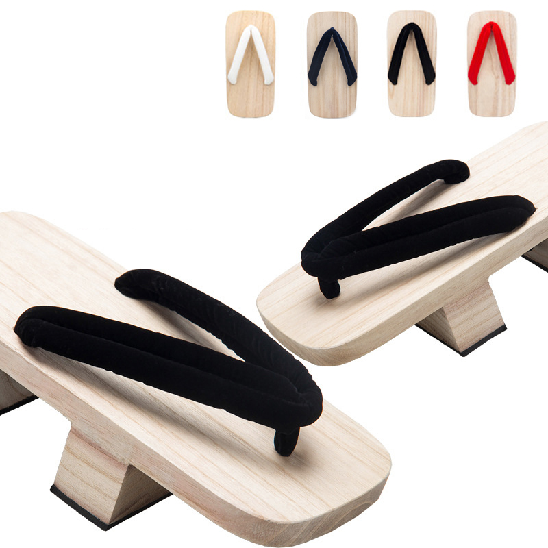 النمط الياباني قباقيب خشبية عا - مراجعة Geta Wooden Sandal وسعره