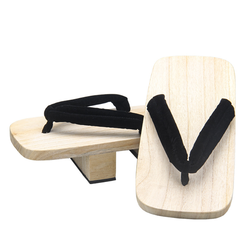 النمط الياباني قباقيب خشبية عا - مراجعة Geta Wooden Sandal وسعره