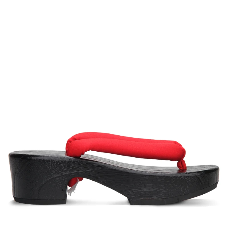 صندل نسائي أسود على شكل هلال م - مراجعة Geta Wooden Sandal وسعره