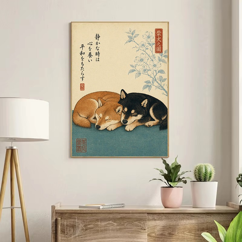 لوحة قماشية جدارية بتصميم عتيق - مراجعة Japanese Lifestyle Culture وسعره