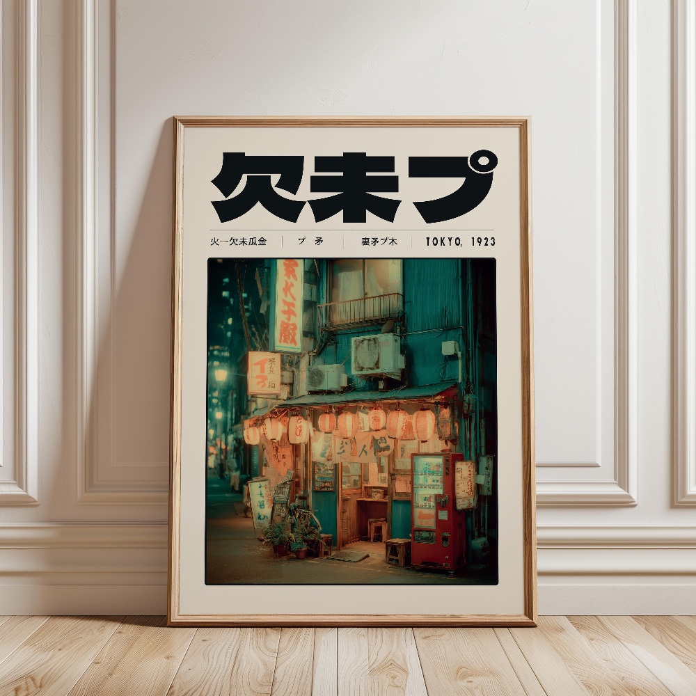 ملصق ياباني ريترو بتصميم فابور - مراجعة Japanese Lifestyle Culture وسعره