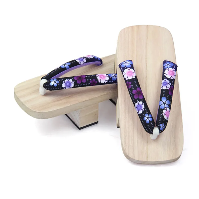 أحذية كوسبلاي نسائية صنادل خشب - مراجعة Geta Wooden Sandal وسعره
